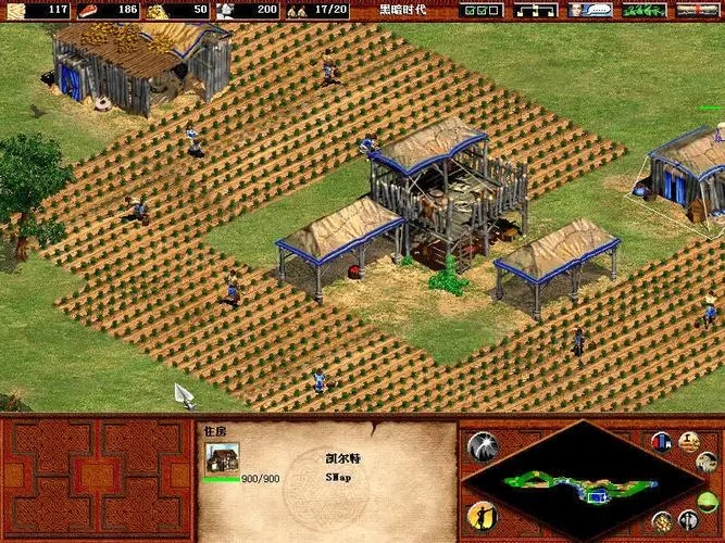 帝国时代2树木挡路了怎么办