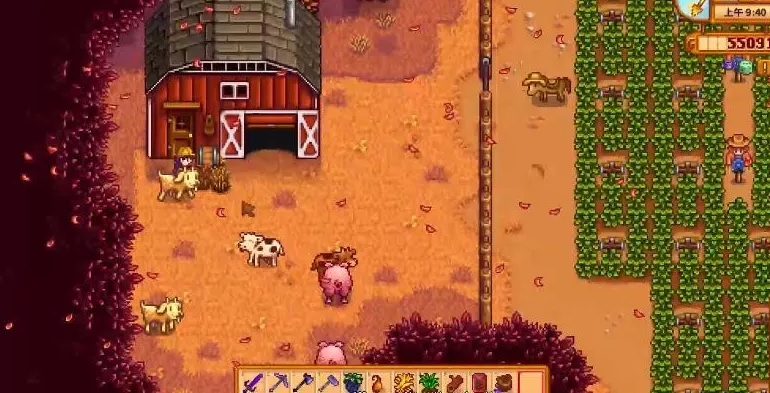 星露谷物语怎么吃东西