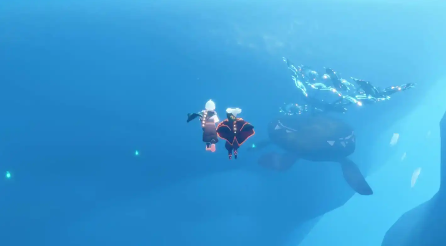 光遇深渊季怎么在水下行走