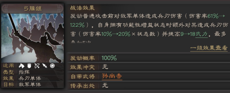 三国志战略版孙尚香如何拉满增益