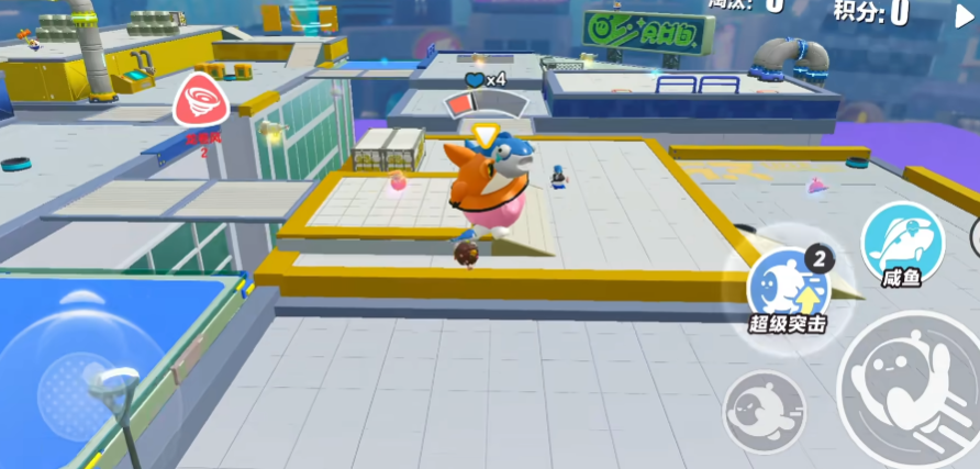 蛋仔派对疯狂乱斗的无敌点位在哪