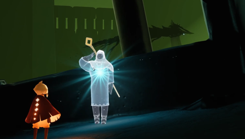 光遇如何降落墓土