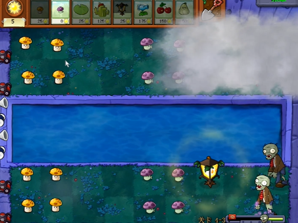 植物大战僵尸关卡43怎么过