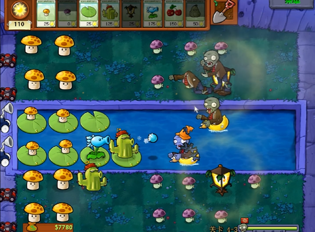 植物大战僵尸关卡43怎么过