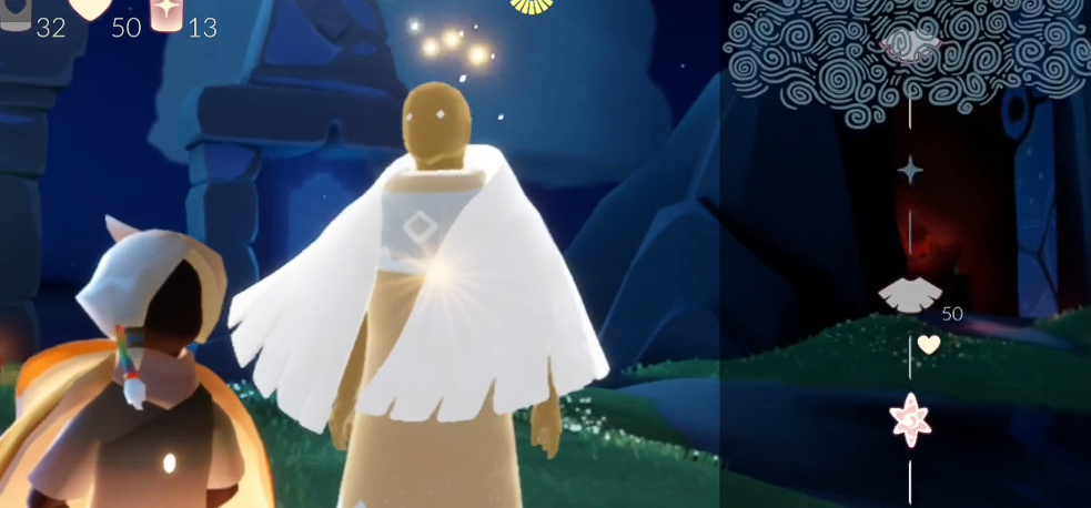 光遇如何换白斗篷