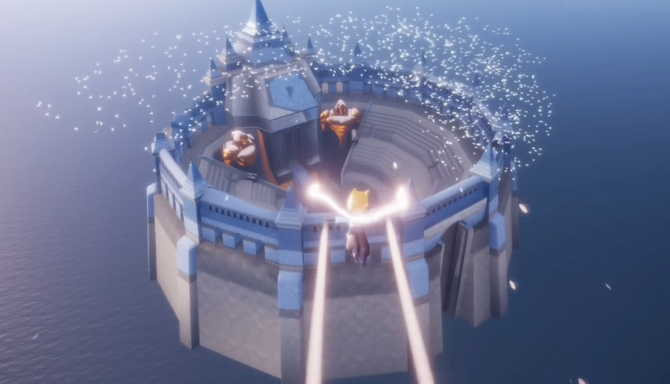 光遇千鸟城如何站在彩虹上