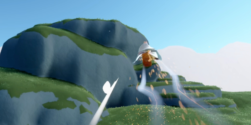 光遇怎么在平地起飞