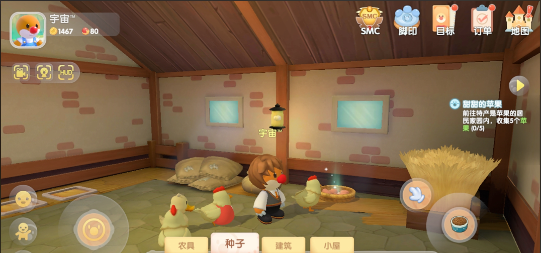 摩尔庄园怎么让鸡鸭回家