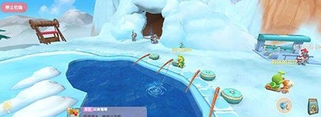 摩尔庄园在雪山钓鱼怎么换鱼竿
