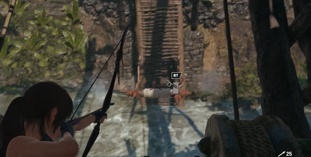 古墓丽影怎么过桥过去