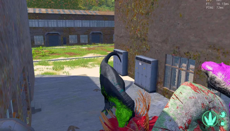 恐龙岛怎么叼着食物走的呢