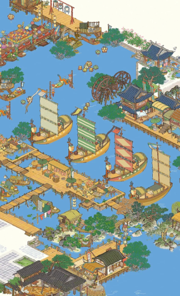 江南百景图船厂怎么造景