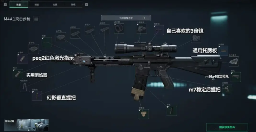 三角洲行动解锁武器后怎么搭配