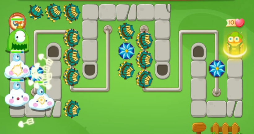 保卫萝卜3公园52关怎么玩