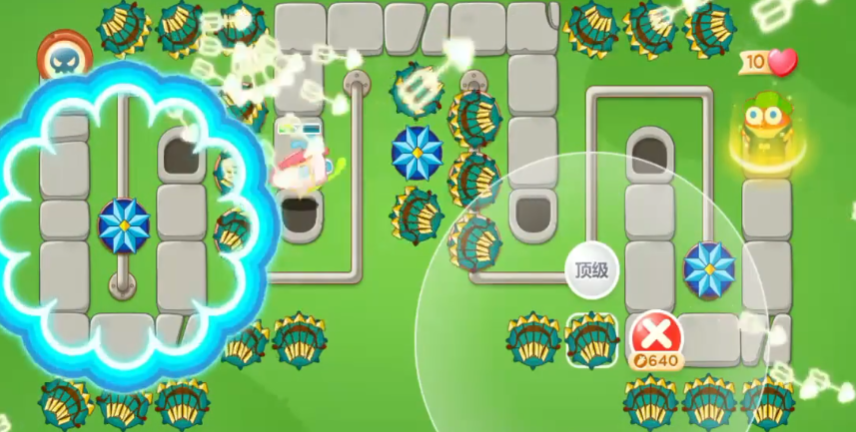 保卫萝卜3公园52关怎么玩