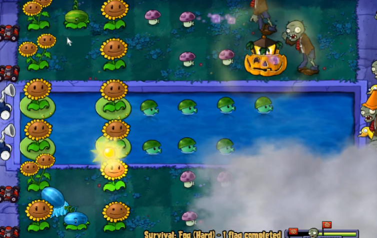 植物大战僵尸浓雾用什么植物