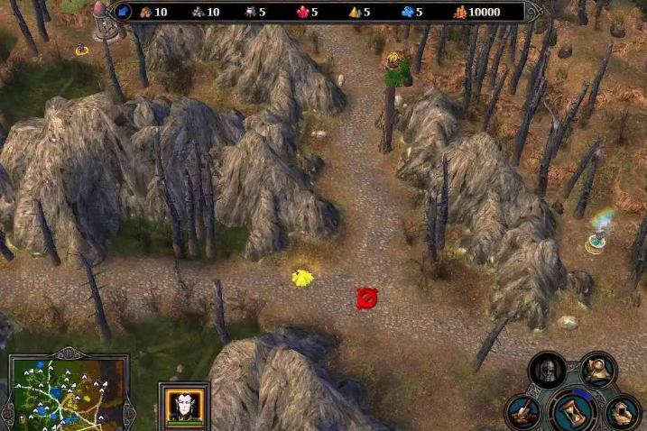 英雄无敌5藏宝图怎么看