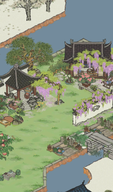 江南百景图紫藤怎么摆放