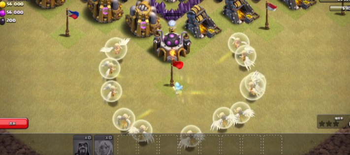 部落冲突天使能治飞龙吗