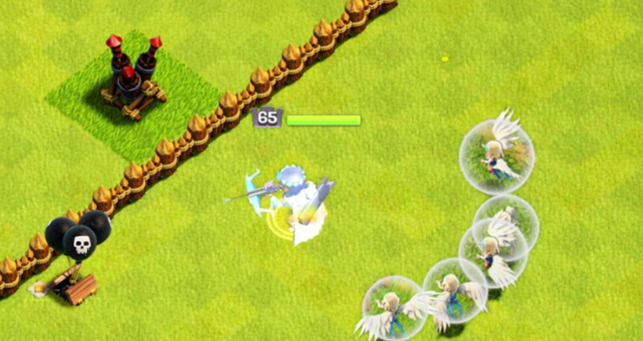 部落冲突天使能治飞龙吗