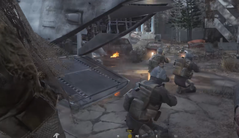 使命召唤4狙击关怎么过的