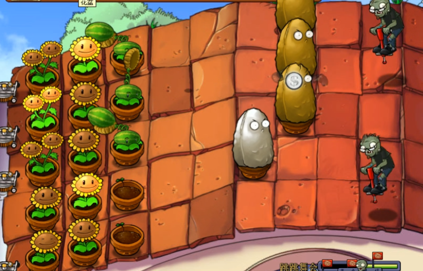 植物大战僵尸弹跳关怎么过