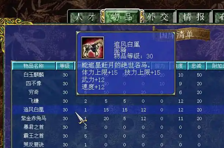 三国群英传7什么坐骑最好