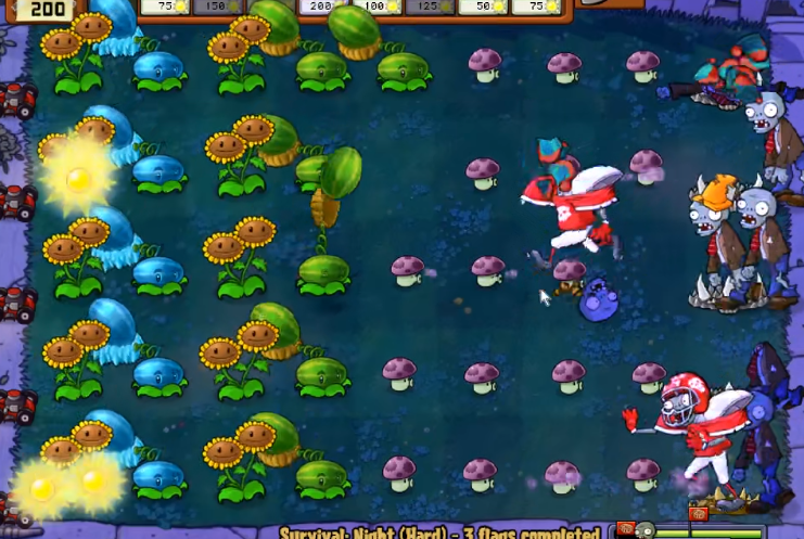 植物大战僵尸黑夜模式怎么过